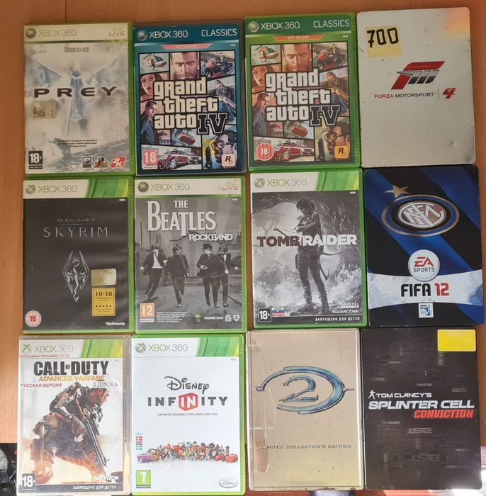 Колекція ігор до приставки ікс бокс 360 приставки консолі Xbox game