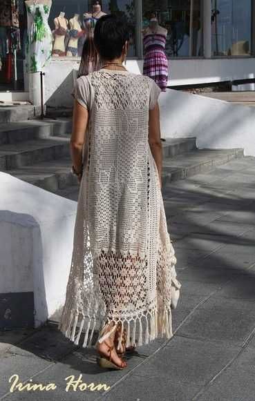 Длинный жилет . Новый.