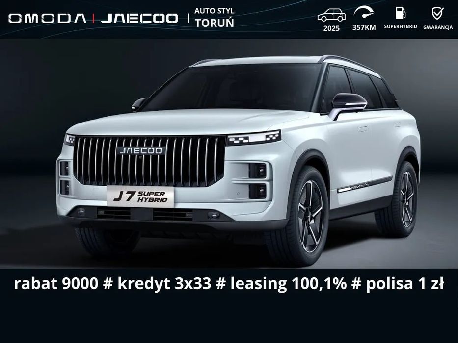 Jaecoo 7 JAECOO 7 Super Hybrid Exclusive - dostępny od ręki