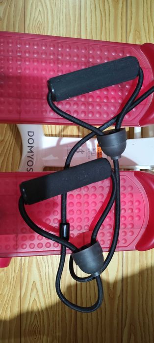 Mini Stepper Domyos (Decathlon) com Elásticos de Resistência – Semi-novo