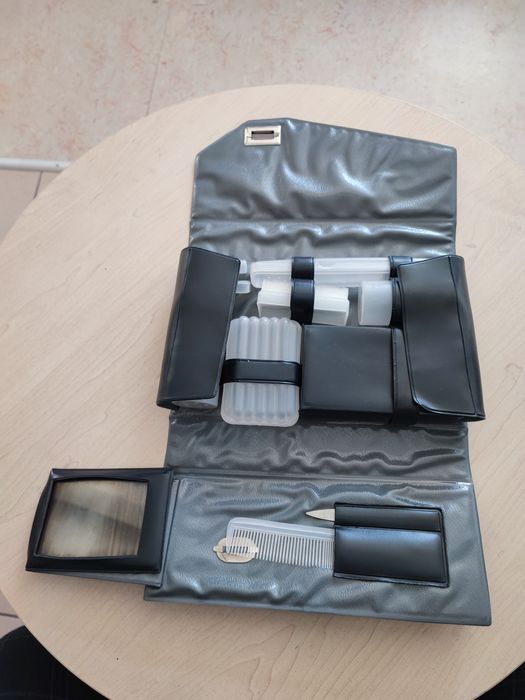 S55 Kosmetyczka męska z czasów PRL-u, przybornik toaletowy