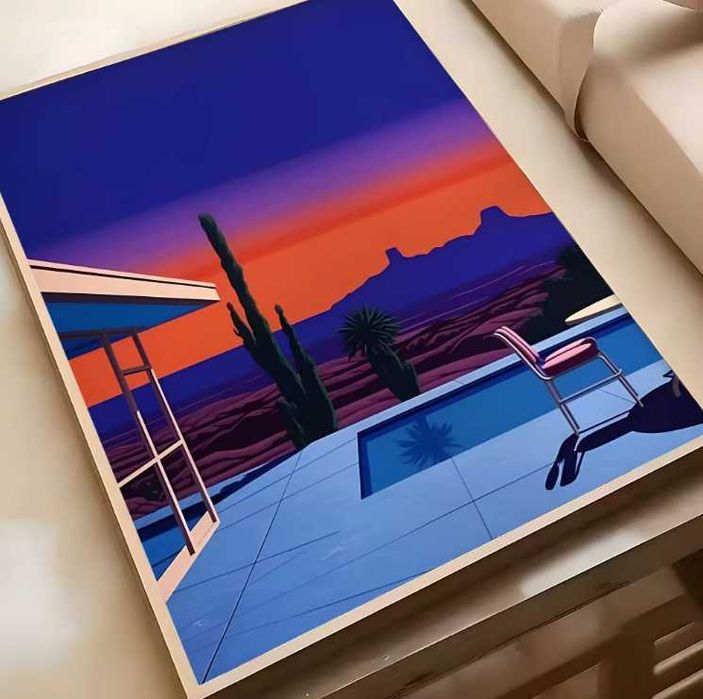 Nowy obraz ścienny basen