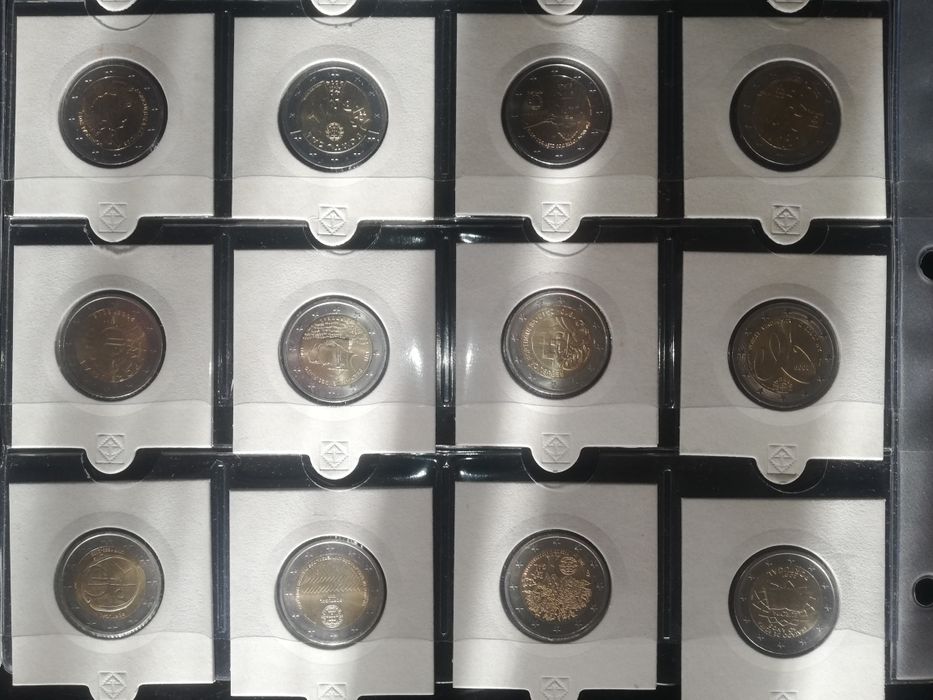 27 Moedas comemorativas 2€ UNC Portuguesas