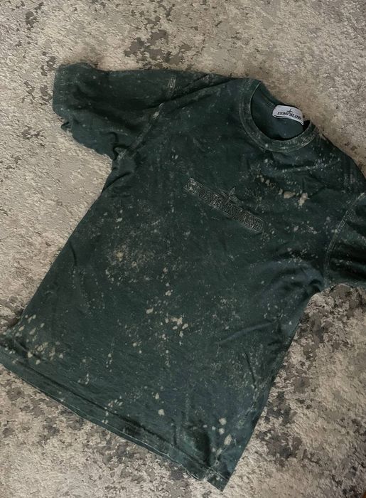 Stone island off dye t shirt