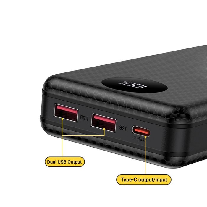 18650*6-12 22W 35000 мАг Корпус Повербанк Ліхтар PowerBank Case 5-9-12V