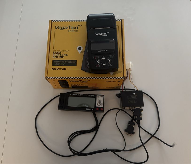 Taksometr Cezar 2 + Kasa Fiskalna Online VEGA