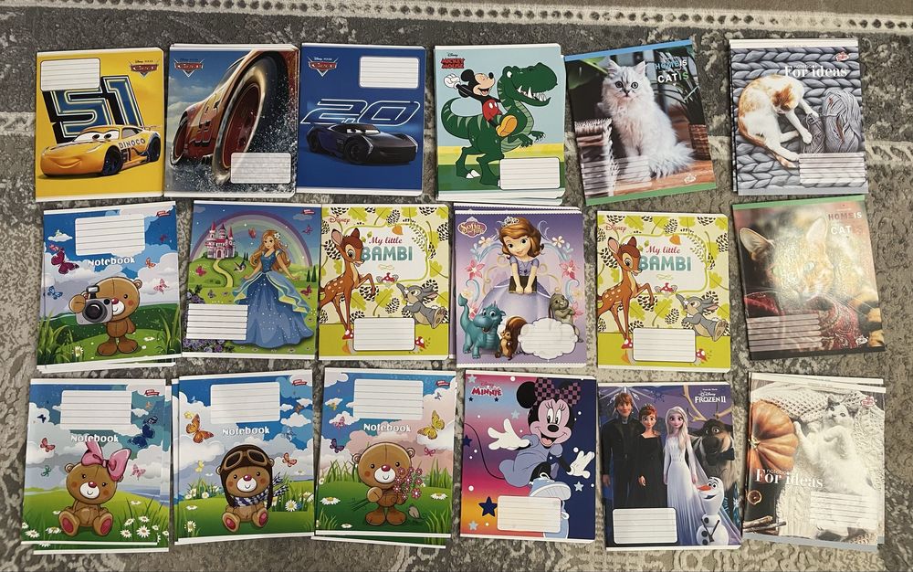 Зошити в косу лінію