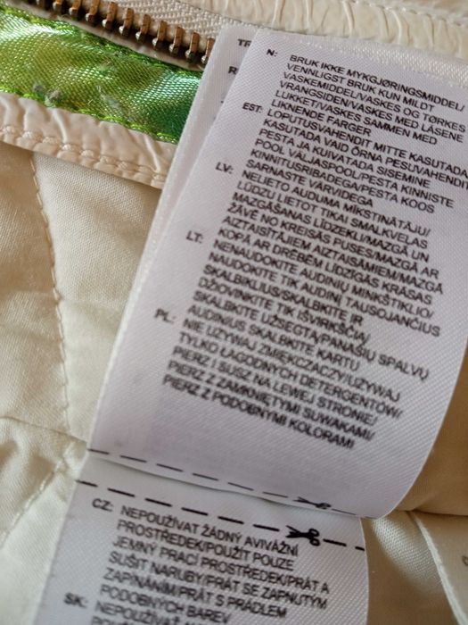 Adidas biała damska kurtka jesienna ocieplana r 38