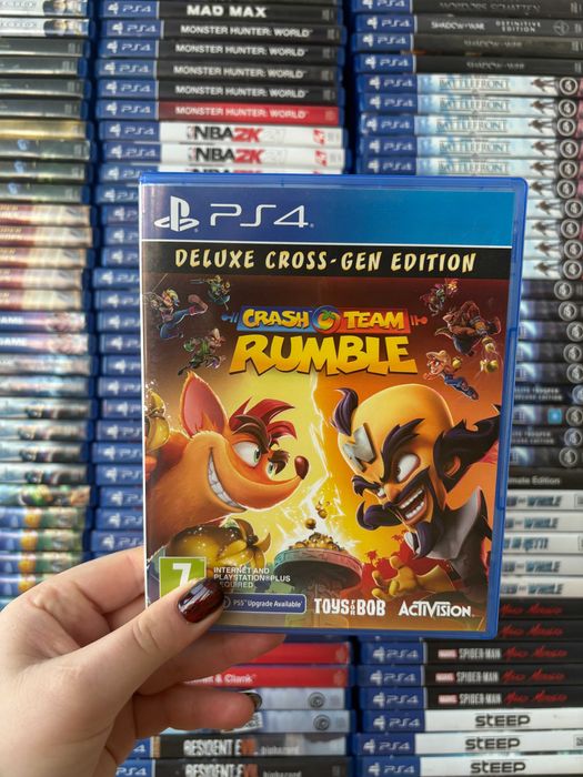 Гра Crash Team Rumble на ps4, диск з грою на пс 4, ліцензія