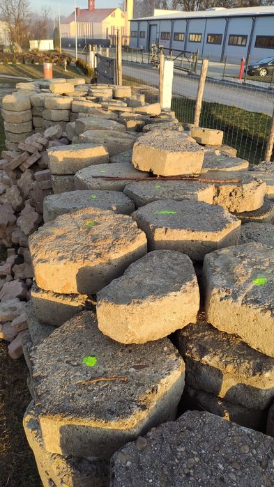 Terlinka trylinka trelinka kostka betonowa sześciokątna