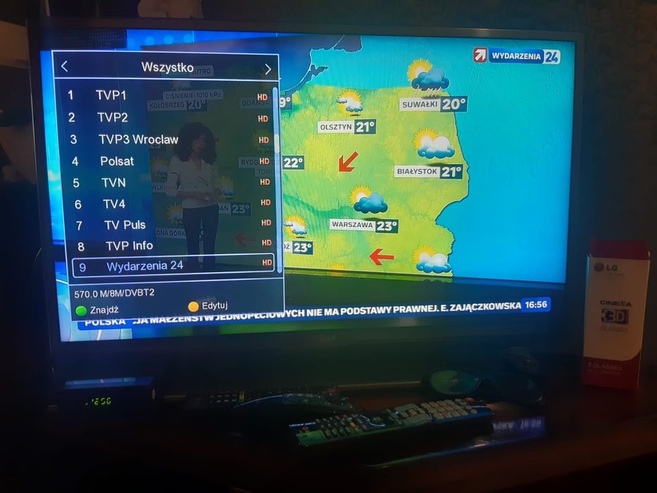 Telewizor LG 32'  32LB650V  + dekoder
