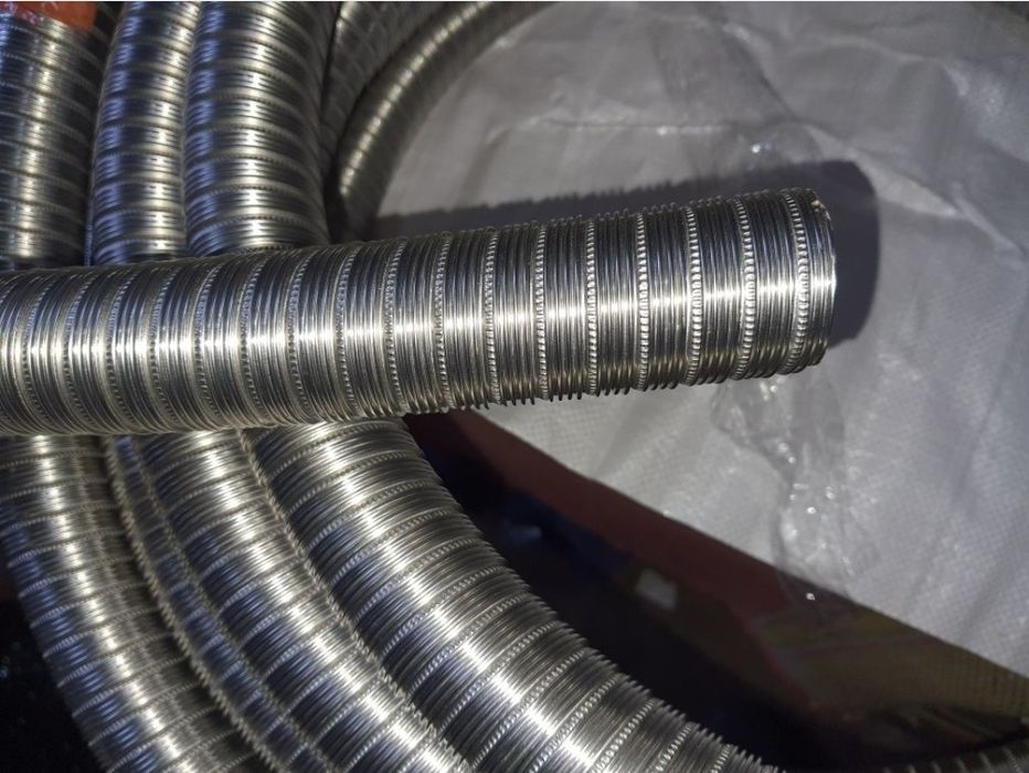 Гофра 38 мм для вихлопних газів генератора гофра на вихлоп 38, 40, 42