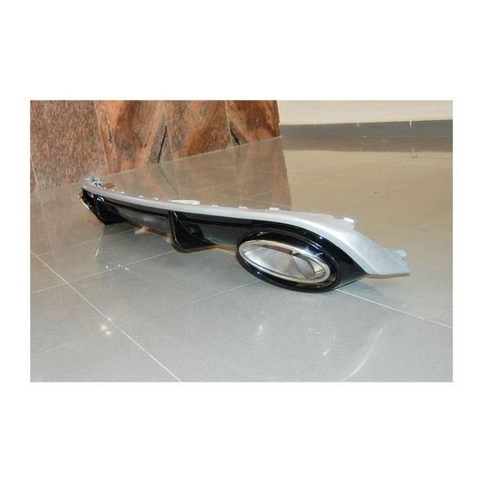 Kit Audi A7 RS7 11-15 Look em plástico Para-choques frontal + difusor traseiro + ponteiras + embaladeiras