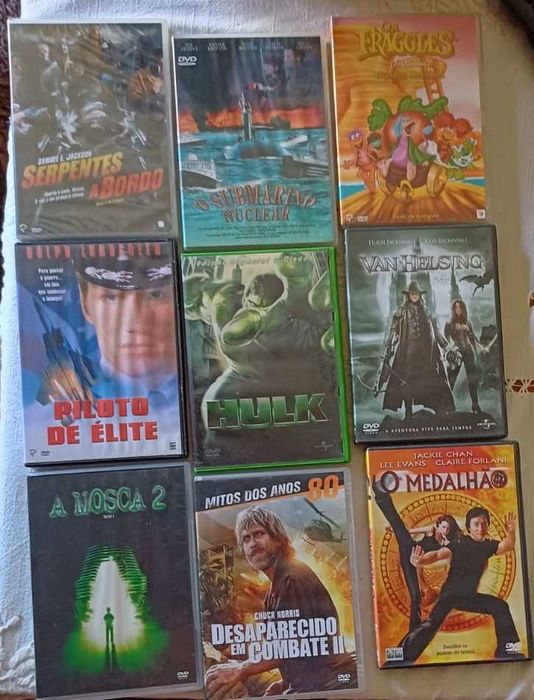 Lote de filmes em ótimo estado (Alguns ainda selados) - NOVOS