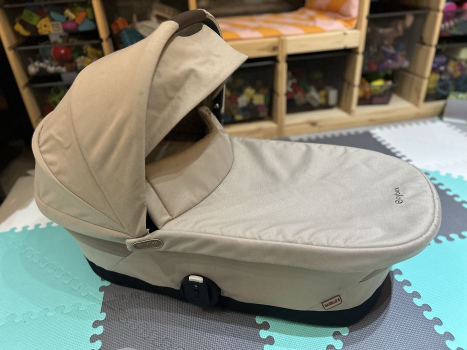 Gondola cybex e-gazelle s almond beige beżowa x2