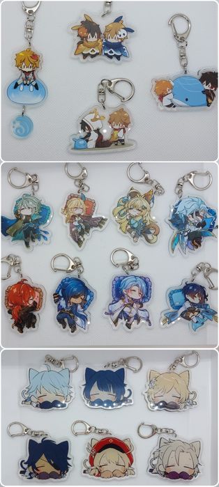 Аніме Брелоки Genshin impact Кавех Альхайтам Дорі Нілу Кайа Ділюк Сяо