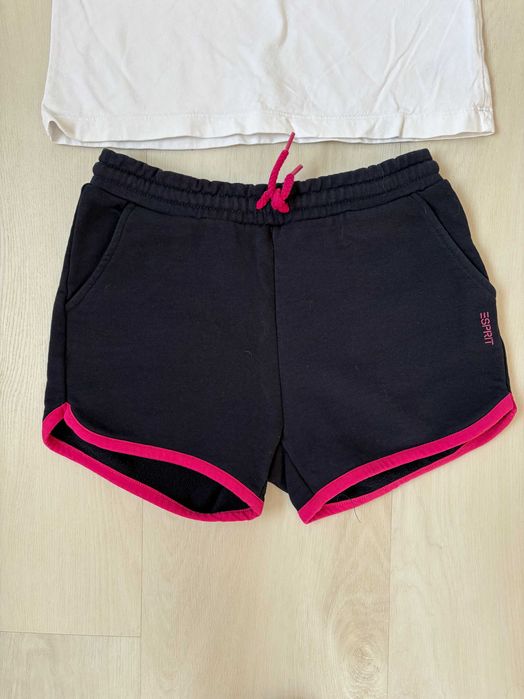 zestaw WF 152/158 koszulka Next spodenki Esprit gratis legginsy Esprit