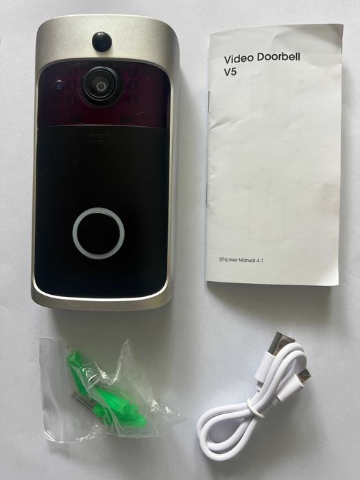 Campainha Vídeo Sem Fios Câmara HD Visão Noturna Aplicação tetemovel