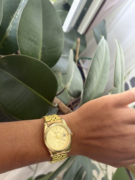 Złoty zegarek ekskluzywny