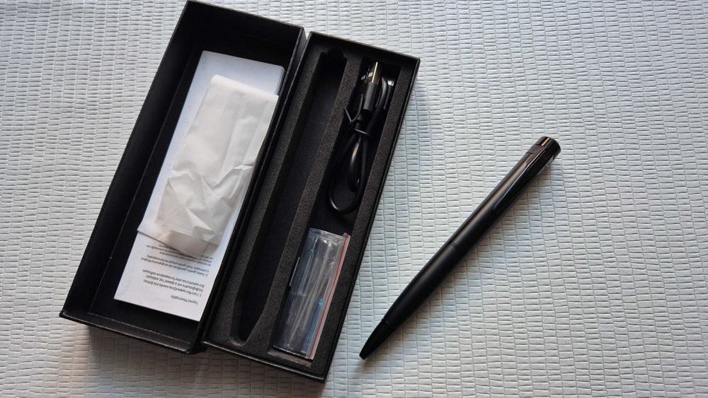 Kamera szpiegowska - długopis do nagrywania wideo i audio + karta 64GB