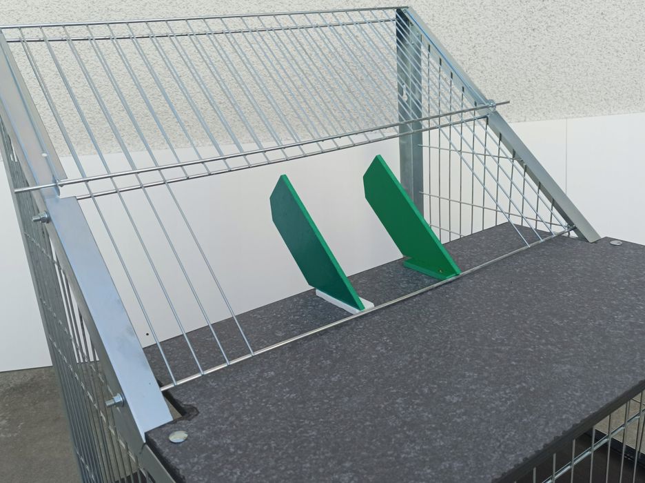 Wlot-Wylot Belgijski dla gołębi z drewnianą podłogą 60cm