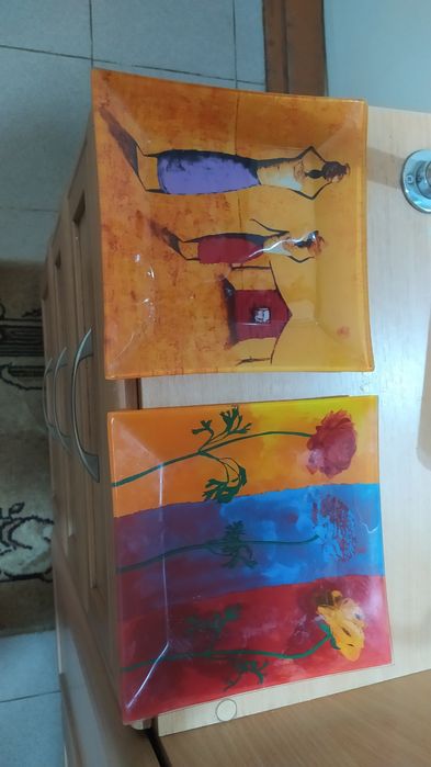 Тарелки квадратные