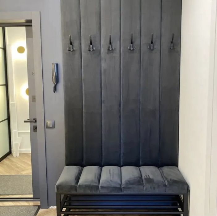 Банкетка для взуття + Вішак для одягу.