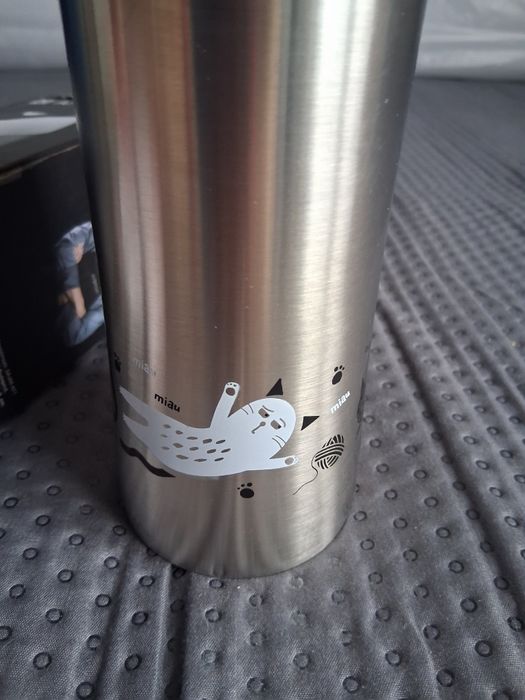 Nowy zestaw Aquaphor butelka filtrująca kubek termiczny Ambition