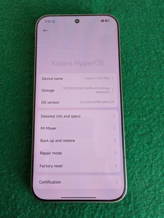 Xiaomi 17 Pro Max 16/512GB Zielony - Snapdragon 8 Elite Gen 5 + 3 etui
