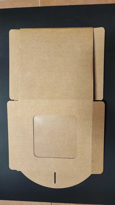 79 Caixas para Bolo Kraft com Janela Wellpack Novas