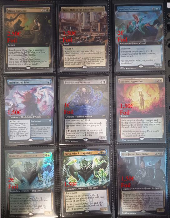 Mtg Secrets of Strixhaven Extras - Cartas desde 0,75€