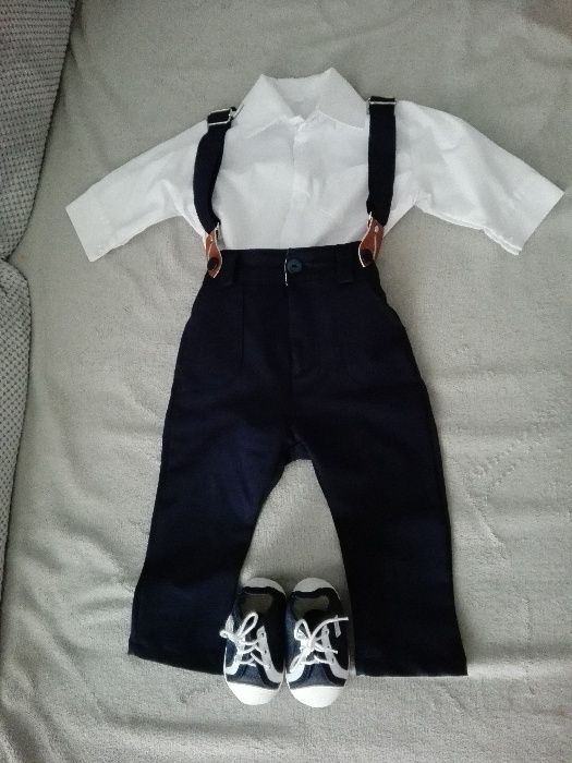 komplet do chrztu dla chłopca