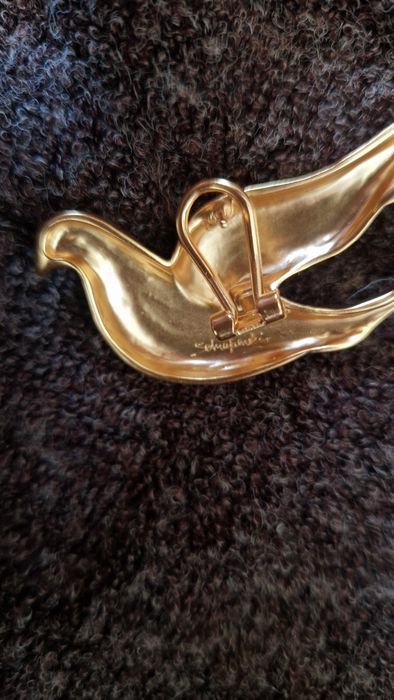 Сережки голубки schiaparelli