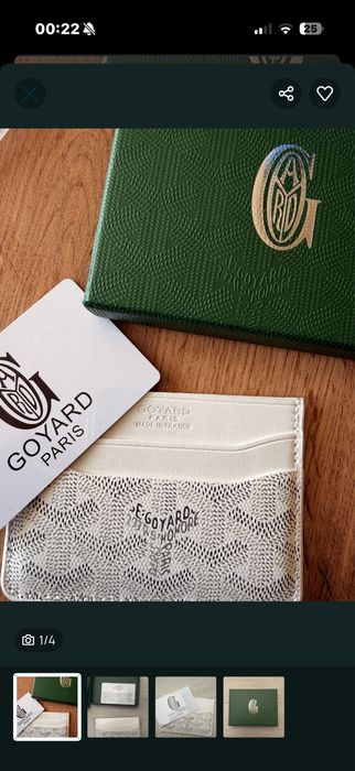Portfel Goyard Biały