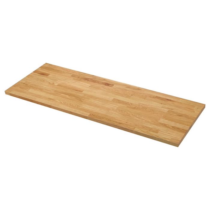 Bancada IKEA KARLBY – Carvalho 246x63,5 cm