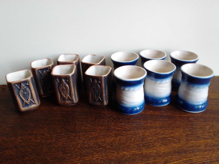 Стаканчики керамические (от наборов), 60-80 мл, 2х6 шт.