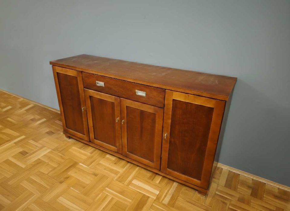 SOLIDNA komoda drewniana – wiśnia antyczna – 162cm
