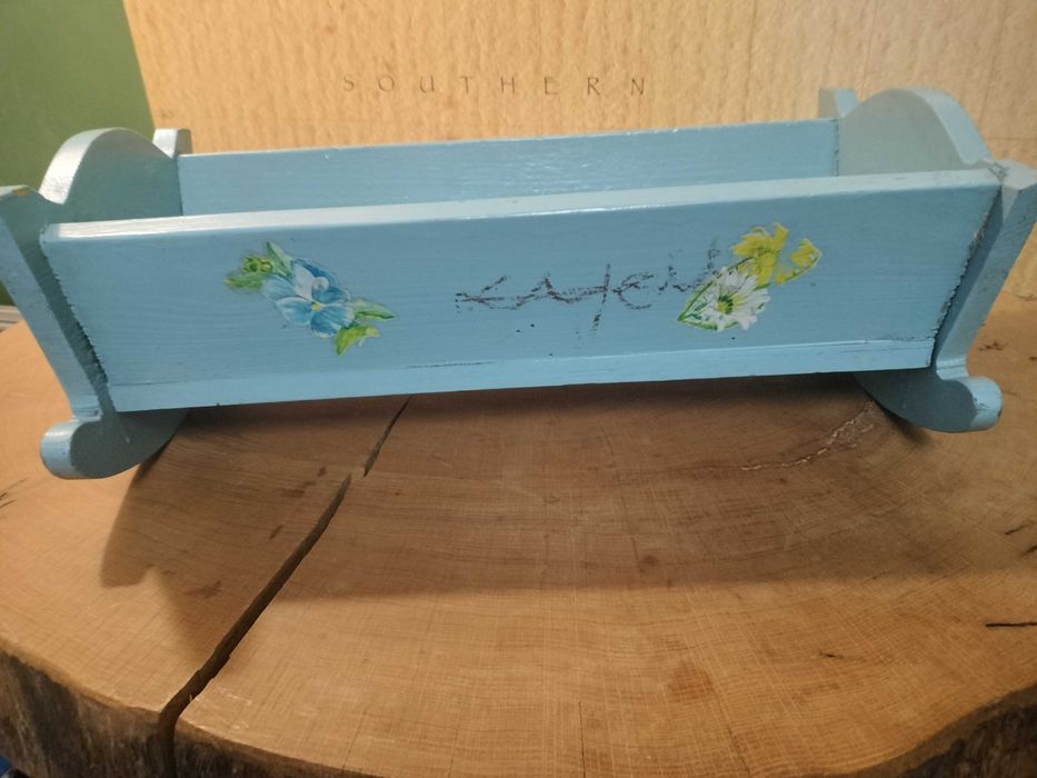 stara kołyska łóżeczko dla lalek