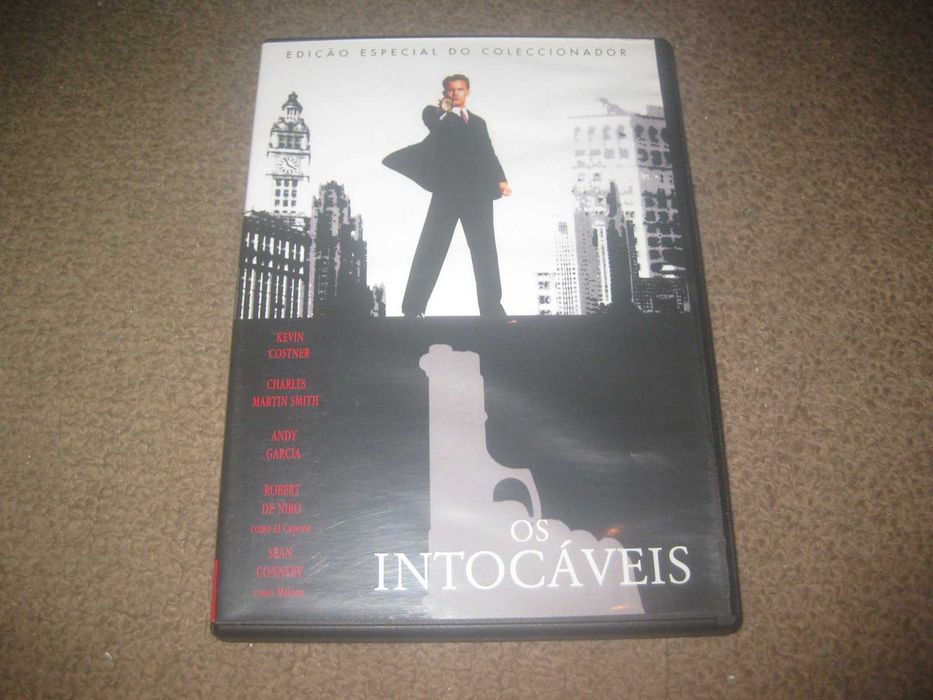 DVD "Os Intocáveis" com Robert De Niro