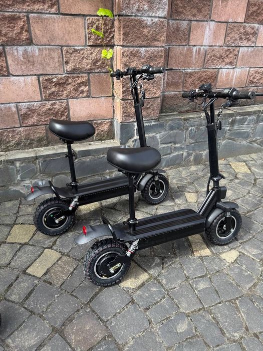 ‼️МЕГА ПОТУЖНИЙ 1200w 48 v 20 ah Електросамокат з сидінням .МІЦНИЙ ‼️