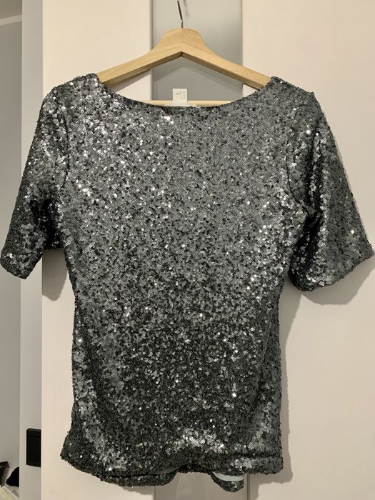 Cekinowa bluzka H&M
