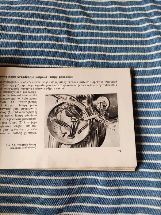 Pannonia oryginalna instrukcja obsługi rok 1962