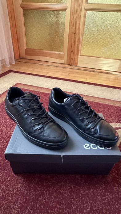 Чоловічі шкіряні кеди Ecco Soft Classic M
