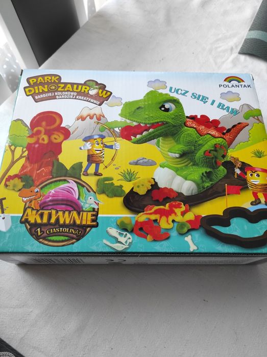 Ciastolina Park Dinozaurów Polantek
