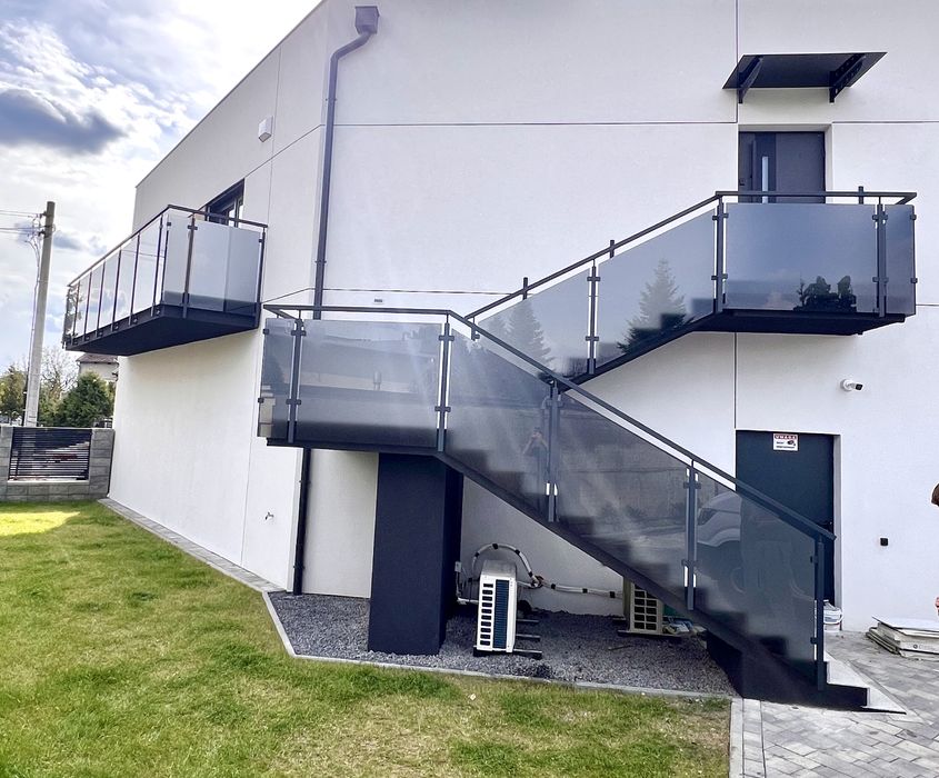 Balustrada ze stali nierdzewnej