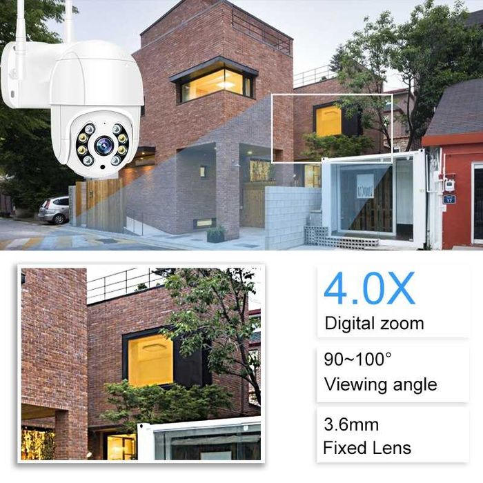 Camara Vigilância WIFI * 3MP 1080P * Exterior Rotativa * Auto Tracking