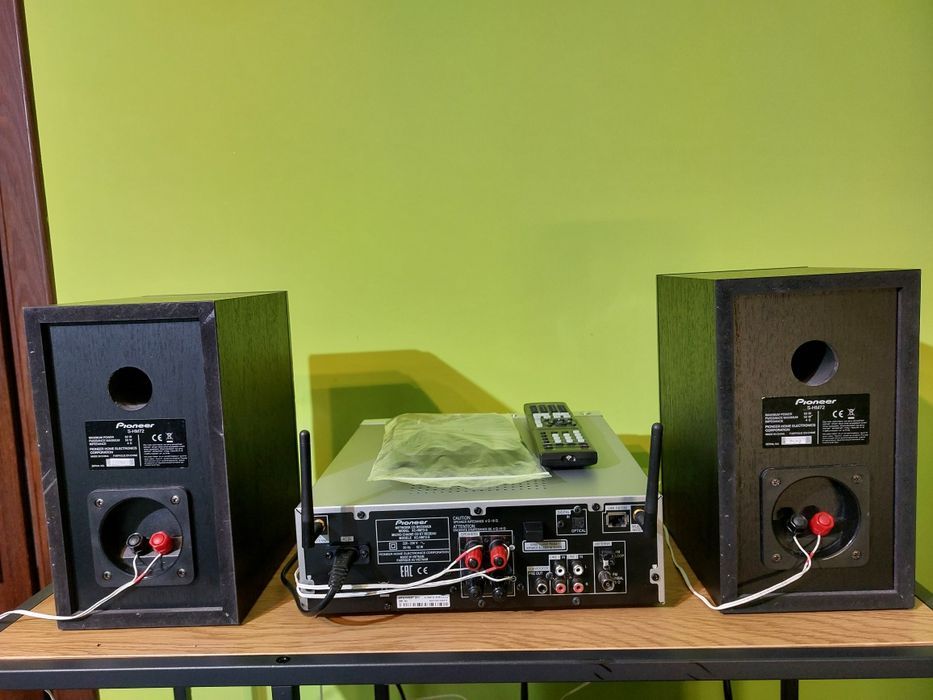 Minisystem Hi-Fi Pioneer HM72 Wi-Fi BT CD Spotify Hi-res DSD Sub Preo