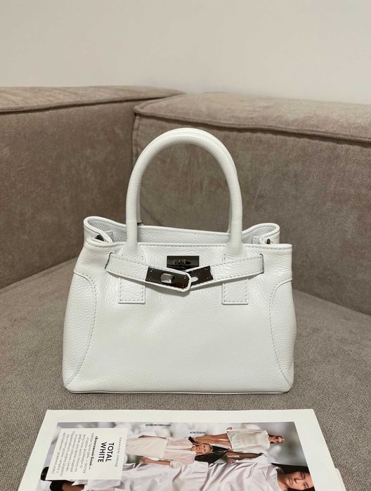 Італійська шкіряна сумка тоут нова колекція