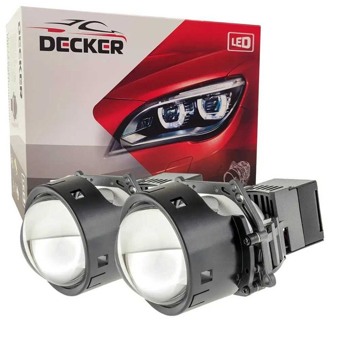 Світлодіодні лінзи Bi-LED модулі для фар Decker BL 3.0" R-8 65W 5500K