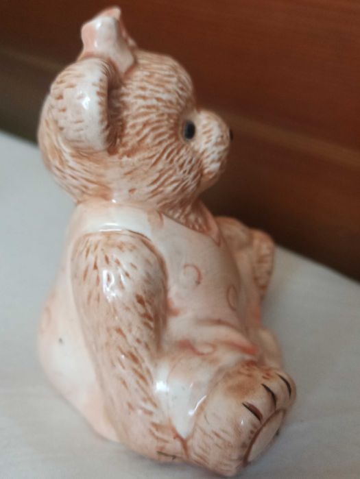 Ceramiczny miś na pachnące kwiaty zioła